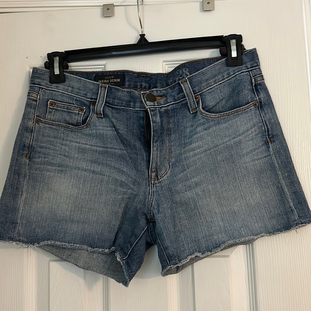 J crew denim shorts